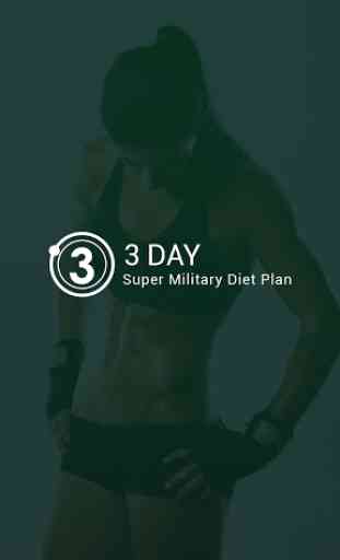 Super Military Diet Plan 1