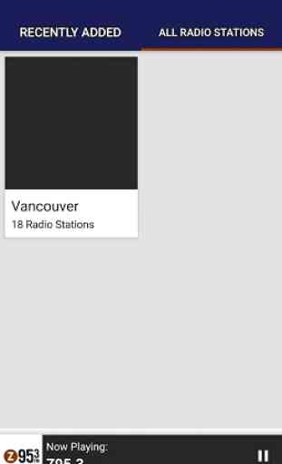 Vancouver Radio Stations - Canada 4