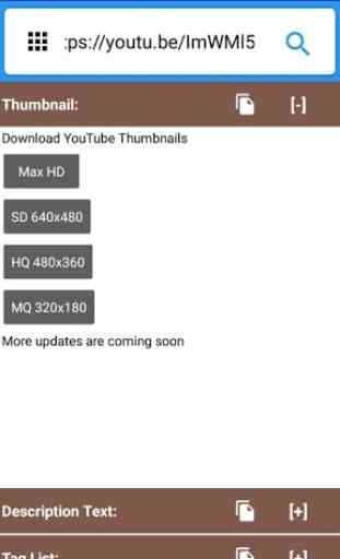 Video Tag And Thumbnail Downloader For Youtube 2