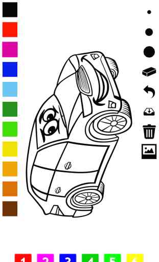 Activo! Libro Para Colorear de Los Coches Para Los Niños: Aprender a Pintar Vehículos 4