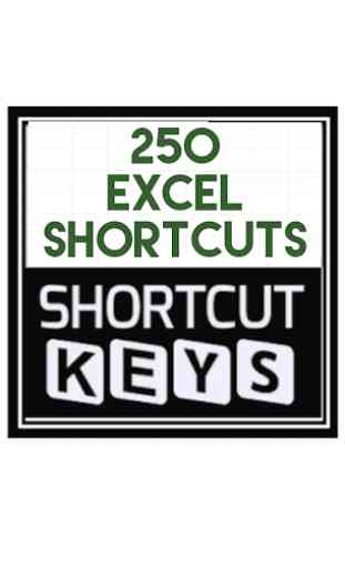 250 Excel shortcuts 1