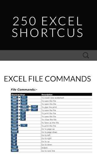 250 Excel shortcuts 4