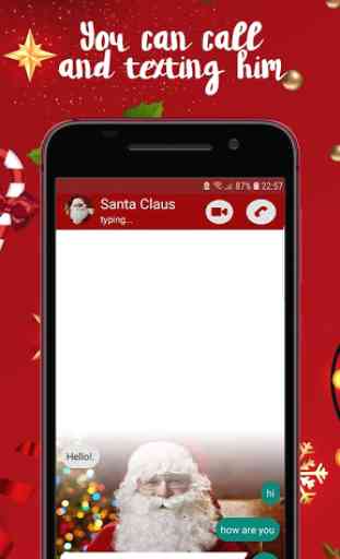 A Video Call From Santa Claus! + Chat (Simulator) 3