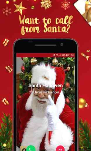 A Video Calling From Santa Claus ! (Simulator) 1