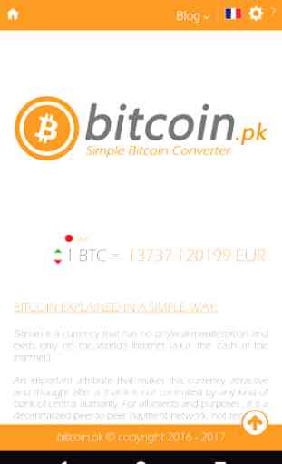 Bitcoin to Euro Converter 1