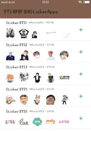 BTS K-pop WAStickerApps (Stickers for Whatsapp) 1