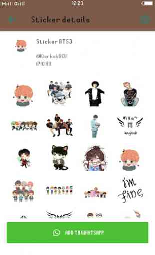 BTS K-pop WAStickerApps (Stickers for Whatsapp) 3