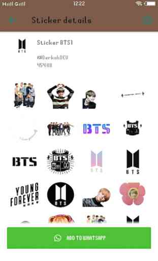 BTS K-pop WAStickerApps (Stickers for Whatsapp) 4