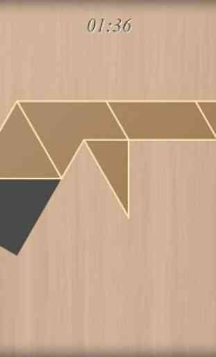 Dizzy Puzzle - Wooden Tangram 2