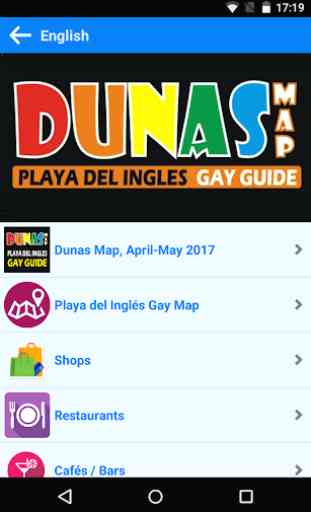 Dunas Map Gay Gran Canaria 1
