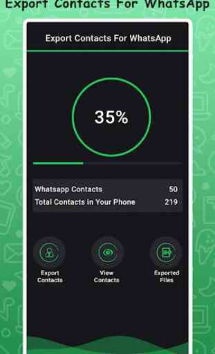 Export Contacts For WhatsApp 2020 1