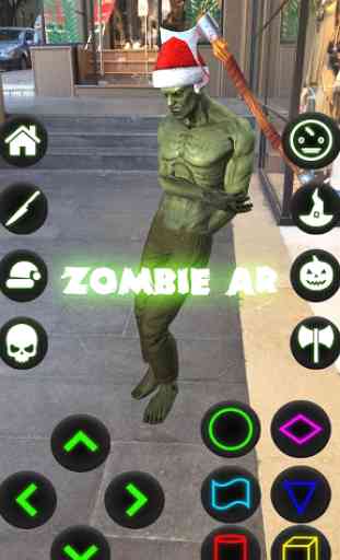 Green Alien Zombie Dance Challenge Ar - Augmented 1