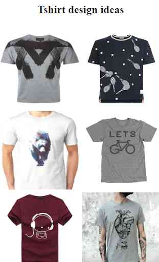 Ideas de diseño de camiseta 1