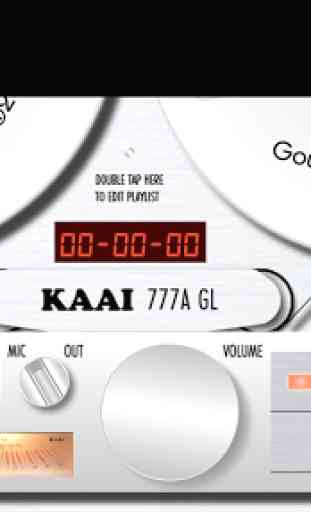 KAAI 777A GL perk folder track player vintage reel 1