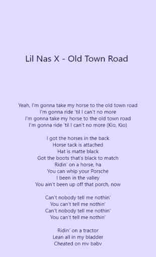 Lil Nas X - Old Town Road Lyrics 1