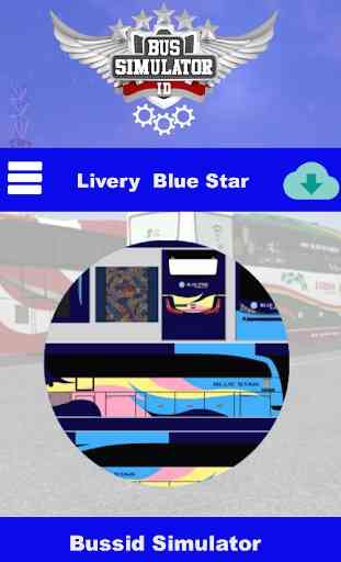Livery Bussid Blue Star v 3.0 4