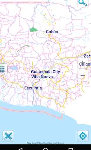 Mapa de Guatemala offline 2