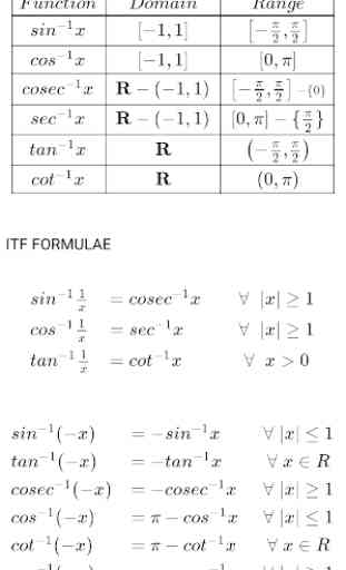 Maths Formulae 2