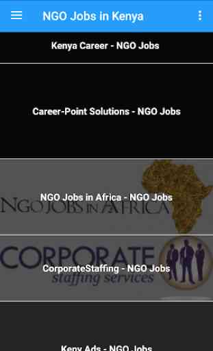 NGO Jobs In Kenya 2