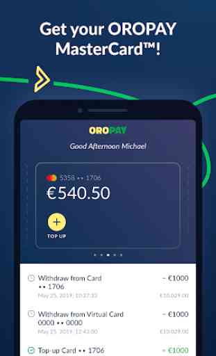 OROPAY Mobile Wallet 1