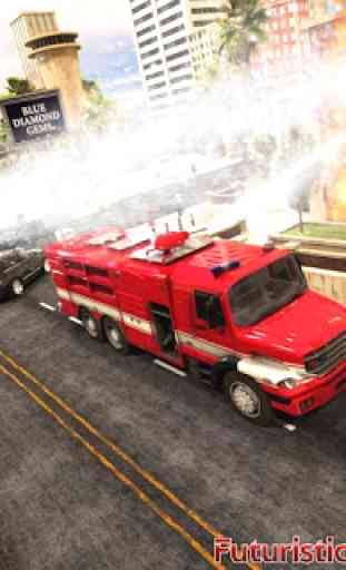 Real Robot Bombero Camión Emergencia Rescate 911 2