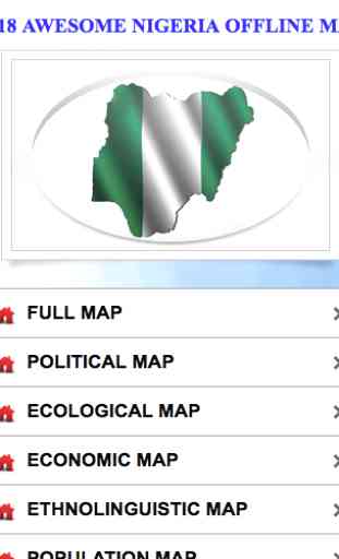 SIMPLE NIGERIA MAP OFFLINE 2020 2