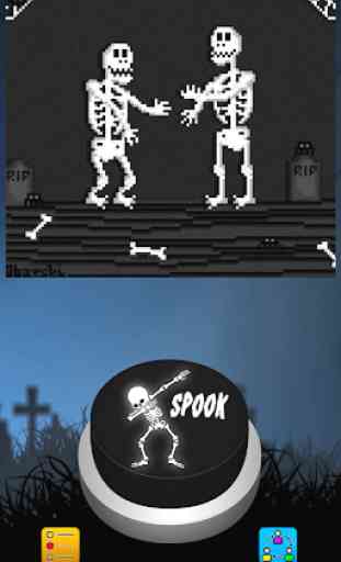Spooky Skeleton Dance - Botón Meme 1
