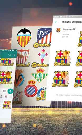 Stickers de Futbol de España para WhatsApp 2