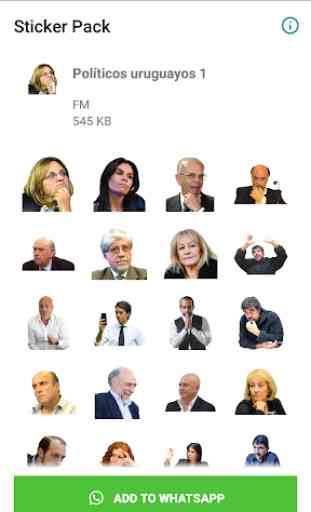Stickers de políticos uruguayos (Uruguay) 1