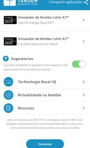 t:simulator™ App 1