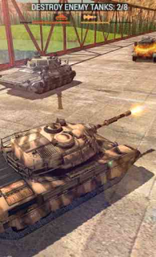 Tank Blitz Fury: Free Tank Battle Games 2019 1