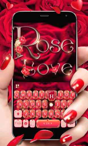 Tema de Teclado Rose Love 1