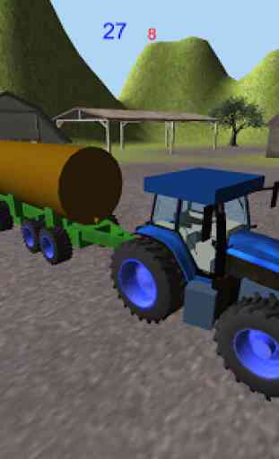 Tractor Estiércol Transport 3D 1
