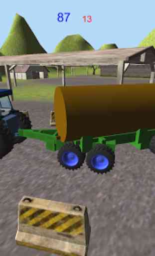 Tractor Estiércol Transport 3D 4