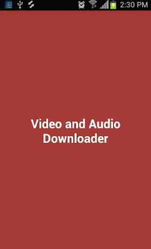 Video and Audio Downloader 1