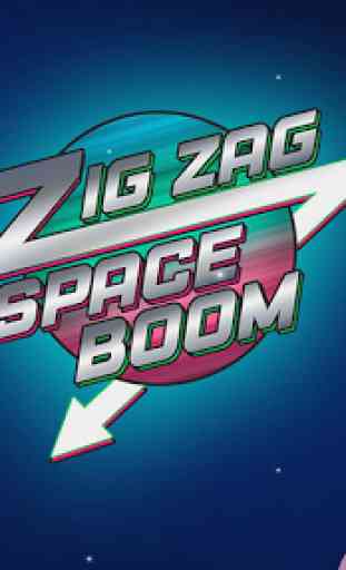 Zig Zag Space Boom Juego 2D Music 3