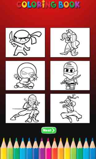 El Ninja para colorear libro: Aprende a dibujar y colorear un ninja, armas y mucho más 1