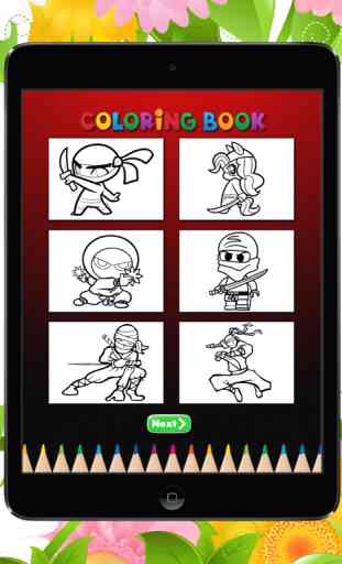 El Ninja para colorear libro: Aprende a dibujar y colorear un ninja, armas y mucho más 4
