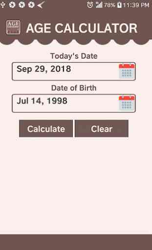 Age Calculator Date 3