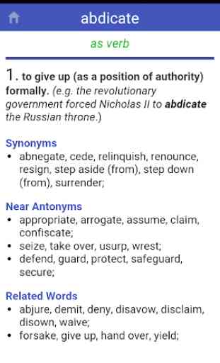 Antonyms Synonyms Dictionary 2