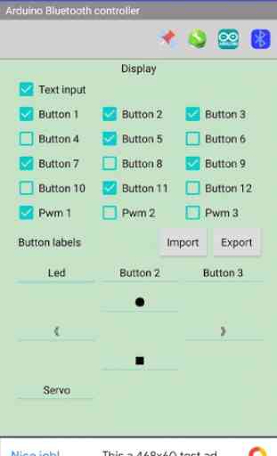 Arduino Bluetooth controller PWM 4