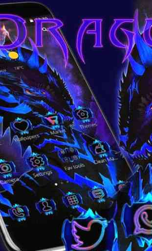 Azul dragón tema Blue Dragon 4
