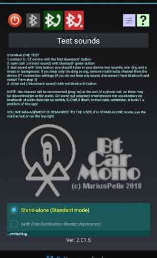 BTCarMono - Bluetooth Mono Router auriculares BT 1