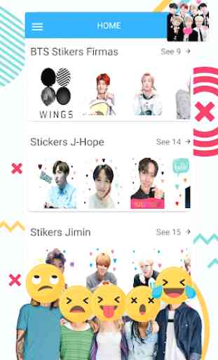 BTS WAStickerApps - Stickers Idol for Whatsapp 1
