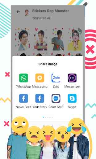 BTS WAStickerApps - Stickers Idol for Whatsapp 3