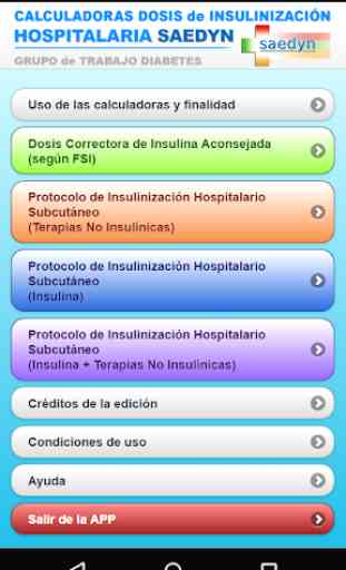 Calculadoras de Insulinización 2