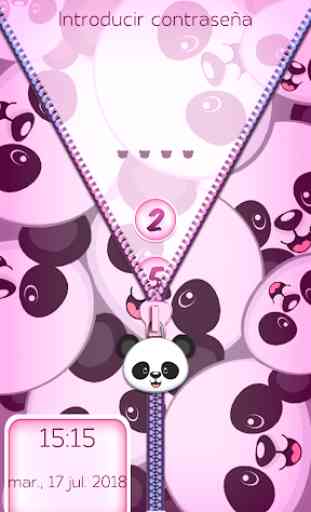 Cremallera Bloqueo de Pantalla Panda 4
