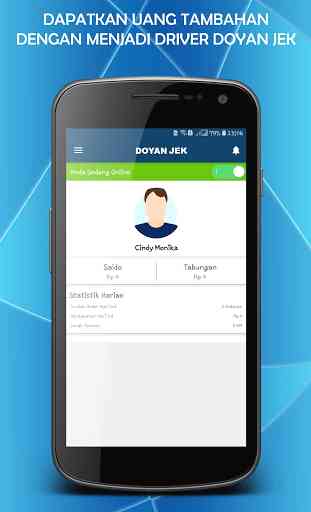 Doyan Jek Driver - Aplikasi Driver atau Mitra 1