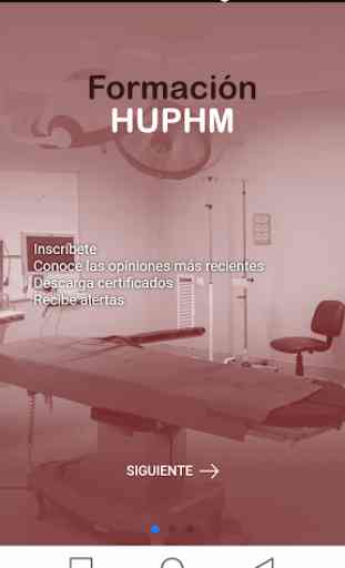 Formación HUPHM 1