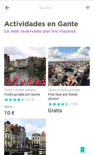 Gante Guía de viaje en español con mapa  2